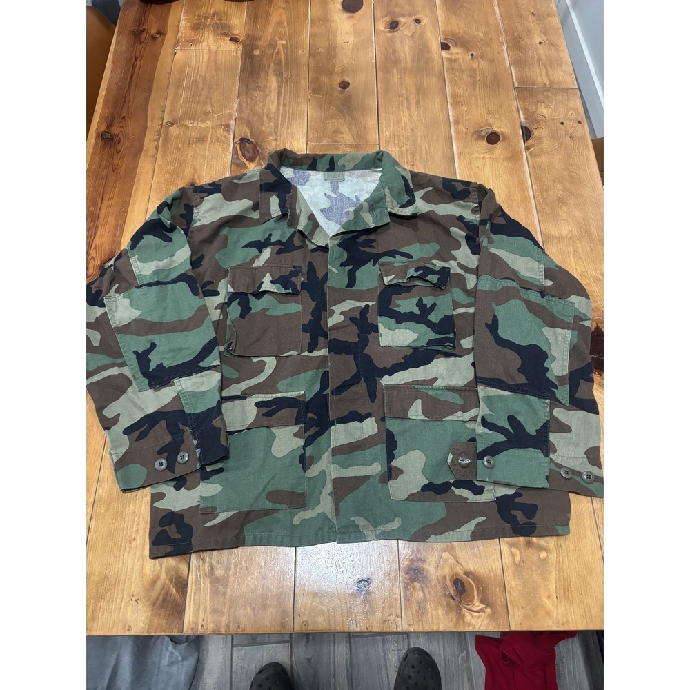 US Military BDU‎ Woodland Camo Jacket Coat XX-Large Regular Original Issue NSN